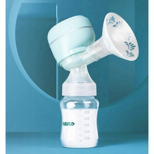 Neno Uno Dvojfázová bezdrôtová odsávačka materského mlieka, mätová/zelená