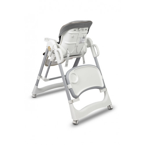 Jedálenská stolička Nesto - šedá, biela