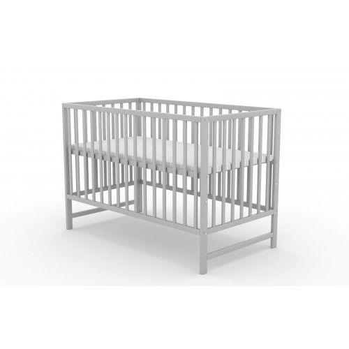 Postieľka pre bábätko Nature 120x60cm - sivá