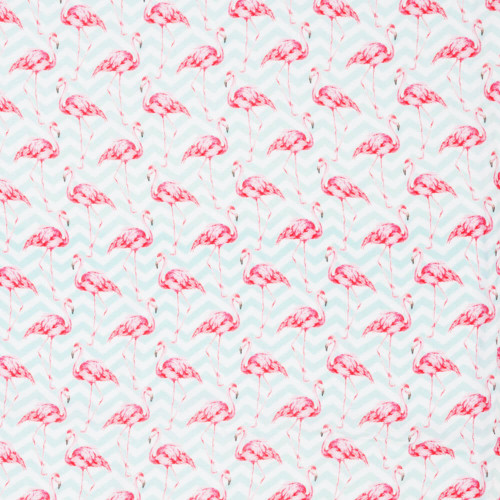 Bambusová mini plienka lux, 30x30cm, Plameniak