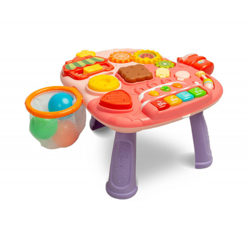 Multifunkčné chodítko 5v1 - ružové