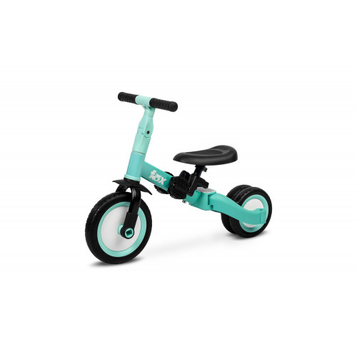 Multifunkčné detské odrážadlo a bicykel 4v1 Fox - tyrkysové