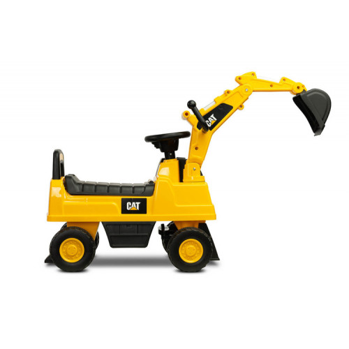 Odrážadlo, bager CAT, žlté