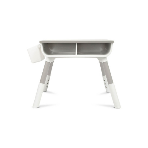 Detská sada nábytku Lara - Stôl a stolička - sivá, biela