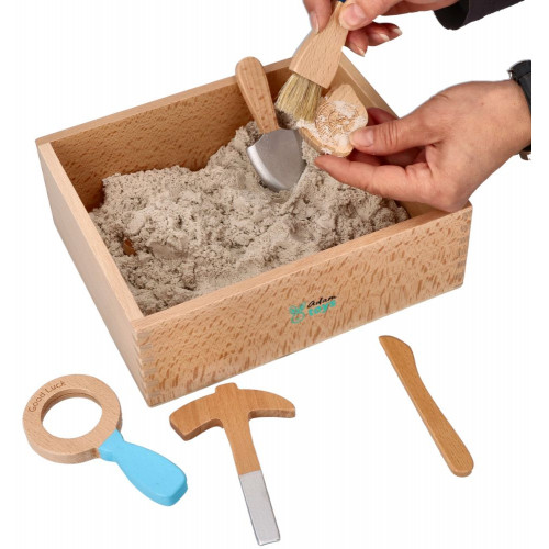 Sada pre malých archeológov Adam Toys + Kinetický piesok 1 kg