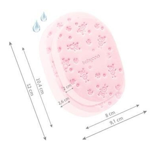 Detská hubka na umývanie - ružová