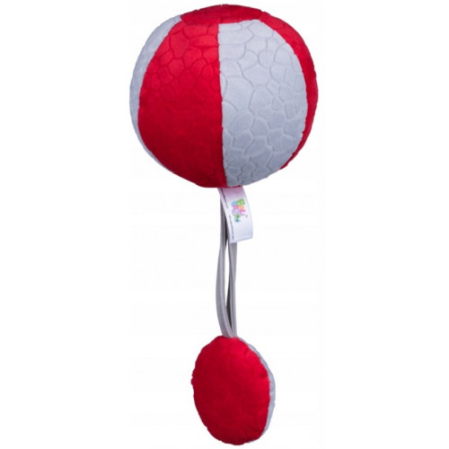 Bali Bazoo Závesná hračka na kočík, Balónik, červená/sivá