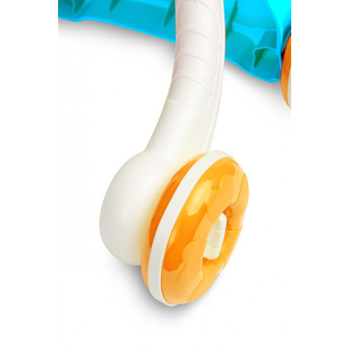 Detské interaktívne chodítko, stolček s príslušenstvom Zoo, modré