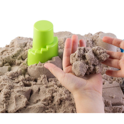 Kinetický piesok - prírodný - 2kg + formičky zadarmo
