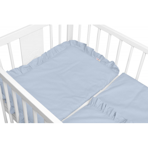 2-dielne bavlnené obliečky s volánikom SOFT, Baby Nellys, jeans