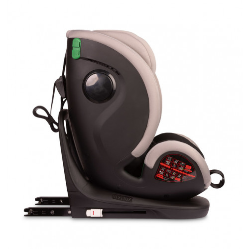 Detská autosedačka Securo 40-150 cm, otočná, ISOFIX, i-Size, 40-150, svetlo šedá