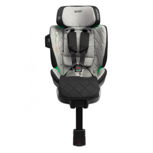 Autosedačka s isofixom TUROX 40-150cm, I-Size, šedá