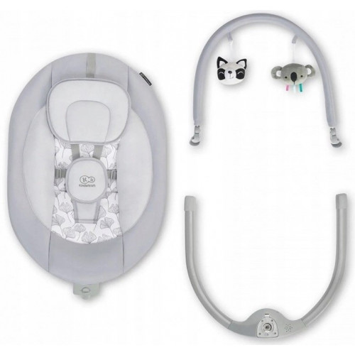 Kinderkraft Multifunkčné hojdacie lehátko Luli, šedé
