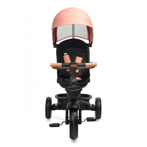 Multifunkčná detská trojkolka SABER - růžová, čierna