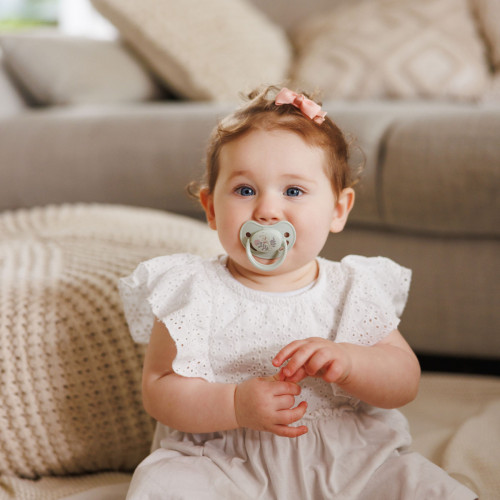 Cumlík silikónový, anatomický tvar, 6-18m, 2 ks - So Cute