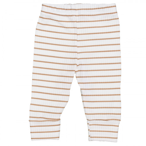 Zavinovacie rebrované body + tepláčky, 2D sada Prúžok, béžové, veľ. 68