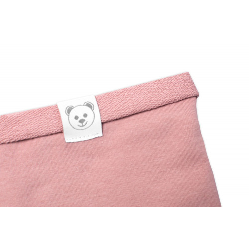 Čiapka s nákrčníkom bavlna, Little Bear, Baby Nellys, púdrová