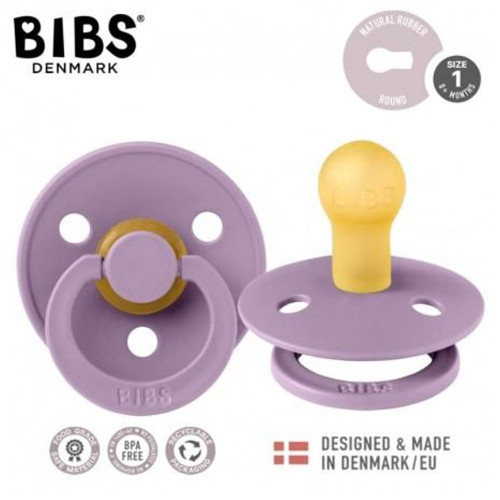 Kaučukový cumlík, BIBS 0 - 6 m, fialový