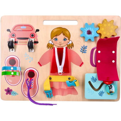 Adam Toys Vzdělávacia závesná, náučná tabuľa - Anička