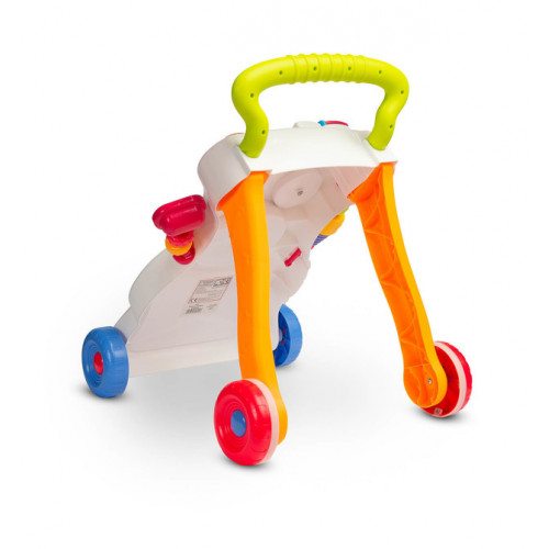 Detské interaktívne chodítko, stolček so zvukmi, dúhové