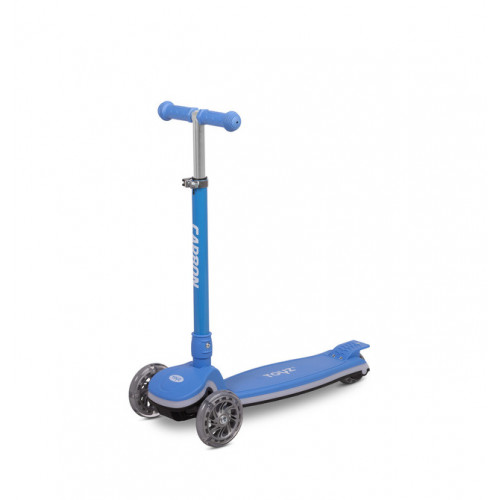 Kolobežka pre deti, 3 kolesová carbon - modrá