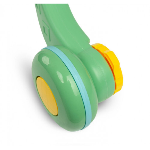 Detské interaktívne chodítko, stolček s príslušenstvom 2v1, TOYZ, zelené