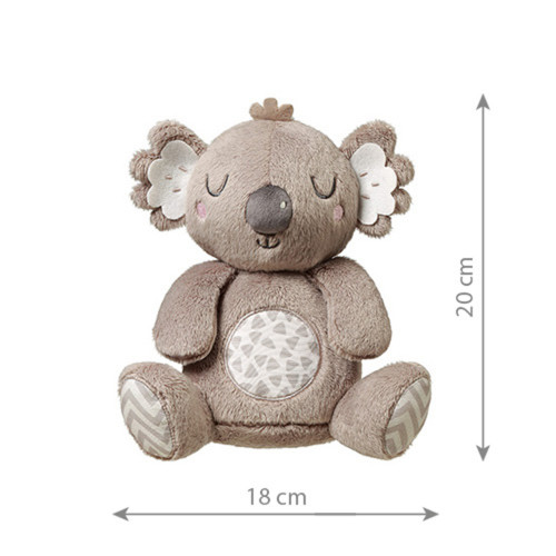 Plyšová hračka s hrkálkou Koala Coco, sivá