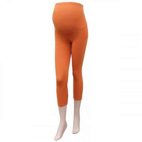 Gregx Tehotenské legíny 3/4 dĺžka - oranžová, vel. M/L