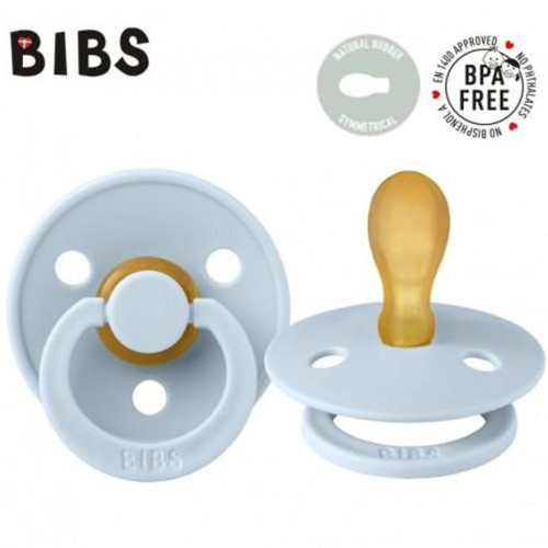 Kaučukový cumlík, BIBSKaučukový cumlík BIBS, 6-18 m, sv. modrá