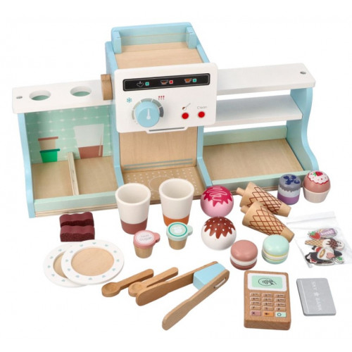 Kaviareň so zmrzlinou, drevo, Adam Toys