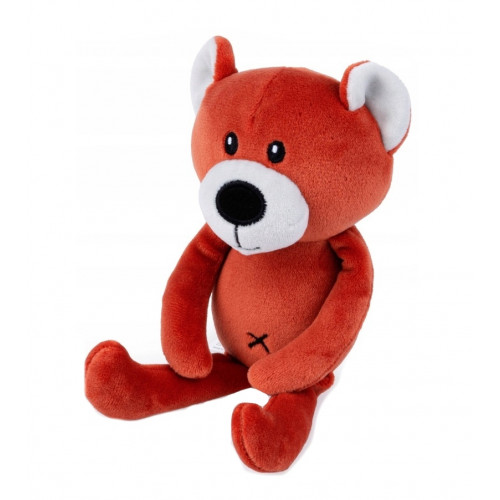 Detská plyšová hračka/maznáčik Macko, 19cm , tehlový