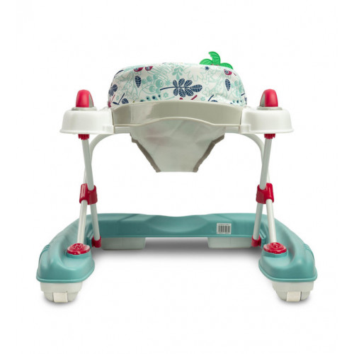 Multifunkčné Chodítko pre bábätko/odstrkovadlo 2V1 Surf Toyz, Kvety mätová