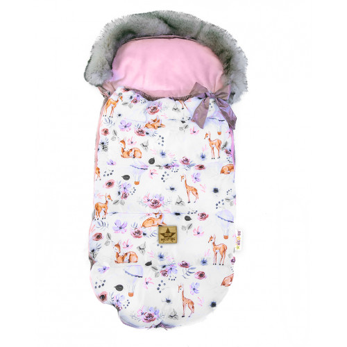 Detský fusak maxi PREMIUM Srnka 110x50cm + rukávník zadarmo