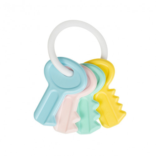 Hrkálka pre bábätko - Kľúče pastelové
