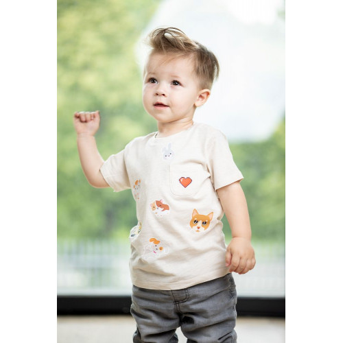 Farebná, veselá nažehlovačka Tulimi, Sunshine Butterflies - malý arch