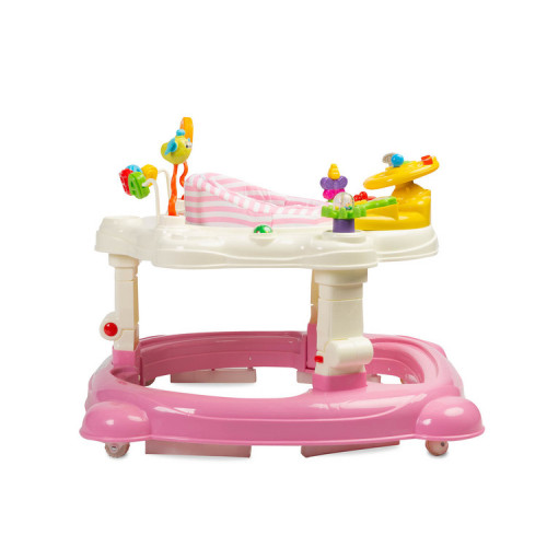 Chodítko pre bábätko HIPHOP 3v1 - ružové