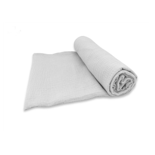 Mušelínové plienky Nature, 80x80 cm, sivá, smotanová - 2ks